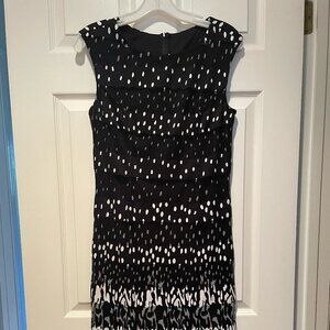 Black and white dress